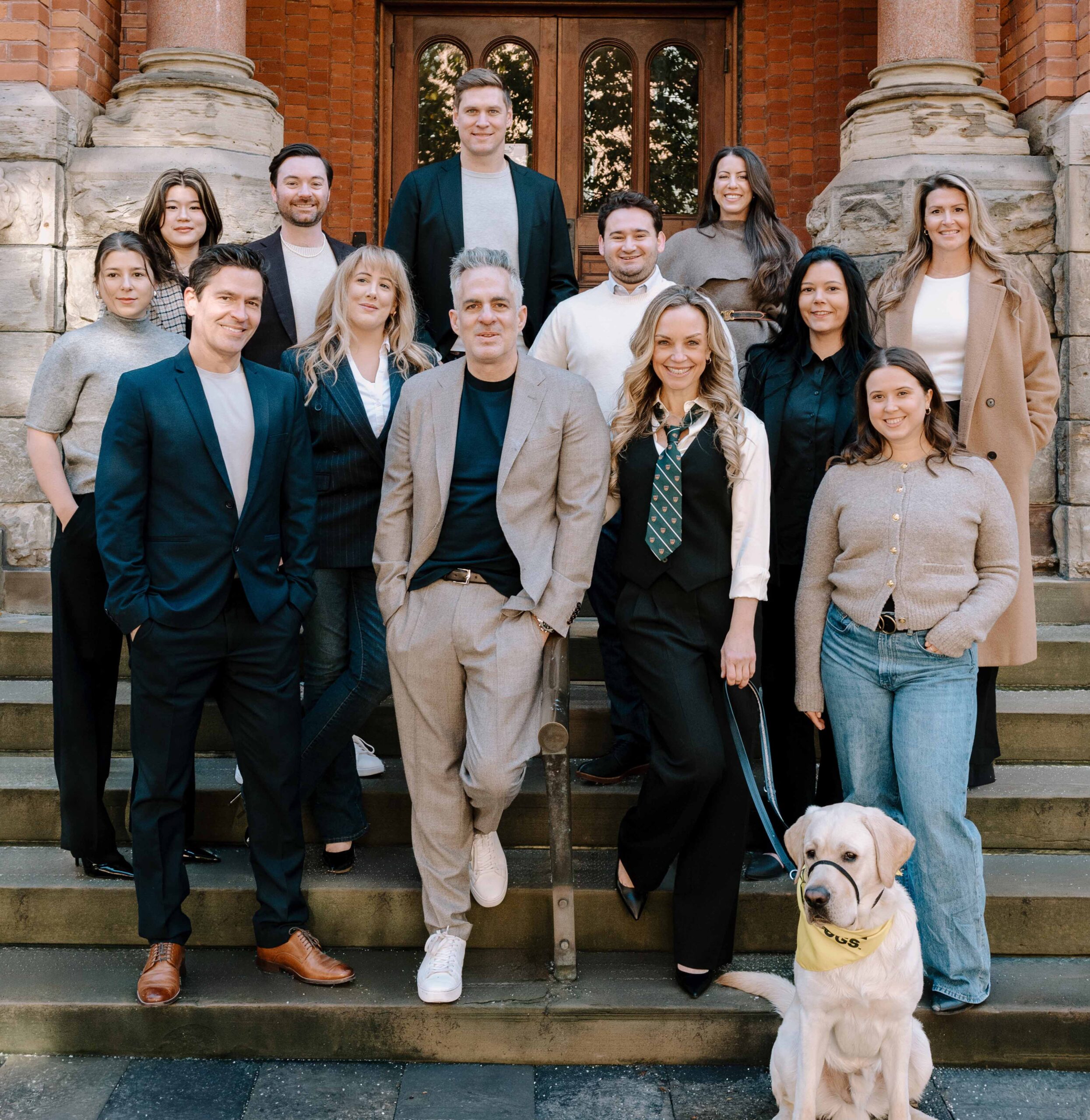 Fox Marin Team with their CNIB puppy Ace